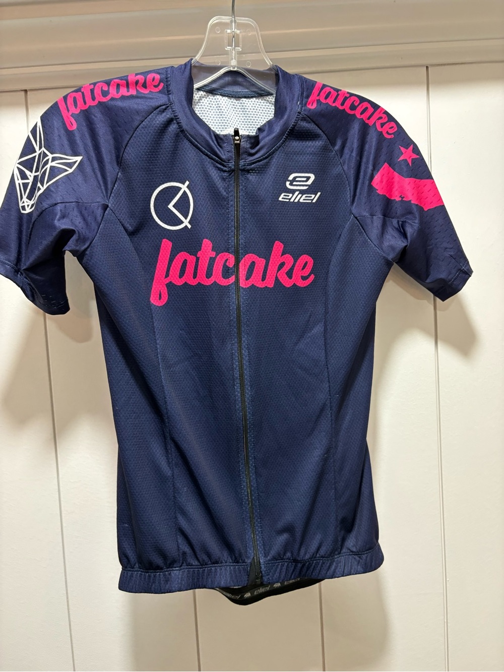 Eliel Short Sleeve Cycling Jersey Fatcake Mens Small  Women’s Medium California